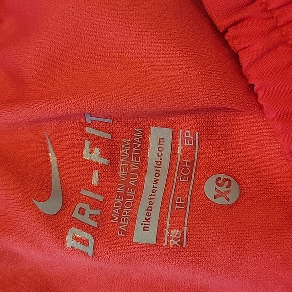 Nike Dri Fit Live Strong Red And White Athletic Shorts Size Xsmall - Picture 5 of 6